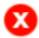 red "x" icon