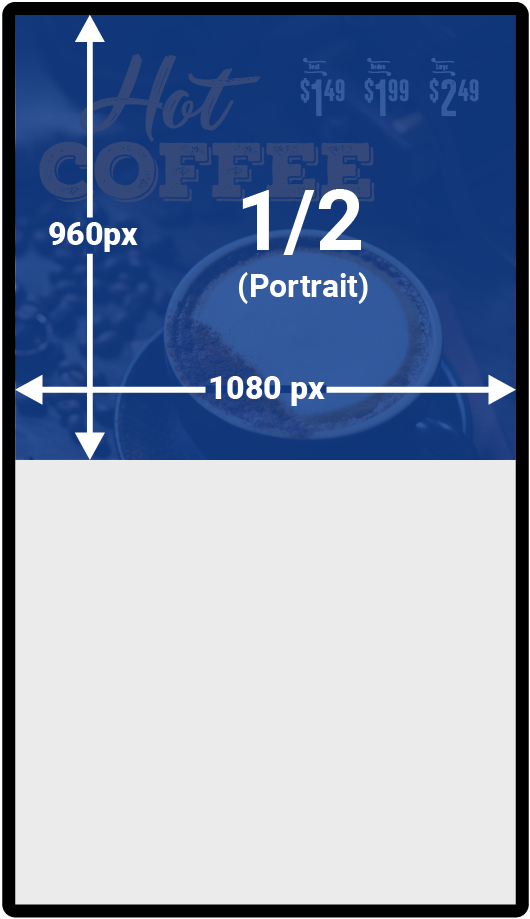 [en] Half-screen: Portrait Row